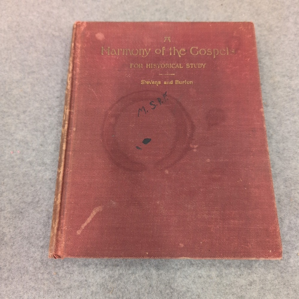 A Harmony of‎ the Gospels for Historical Study Stevens Burton 1932 Scribner's - Picture 2 of 7